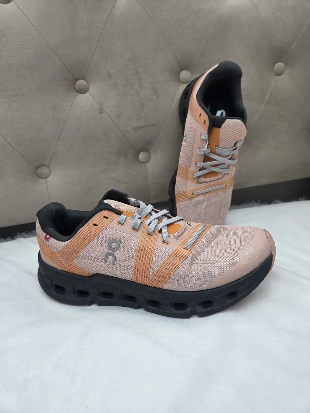On Cloudgo Women’s 9.5 Rose Magnet Orange Running Shoes CloudTec Sneakers